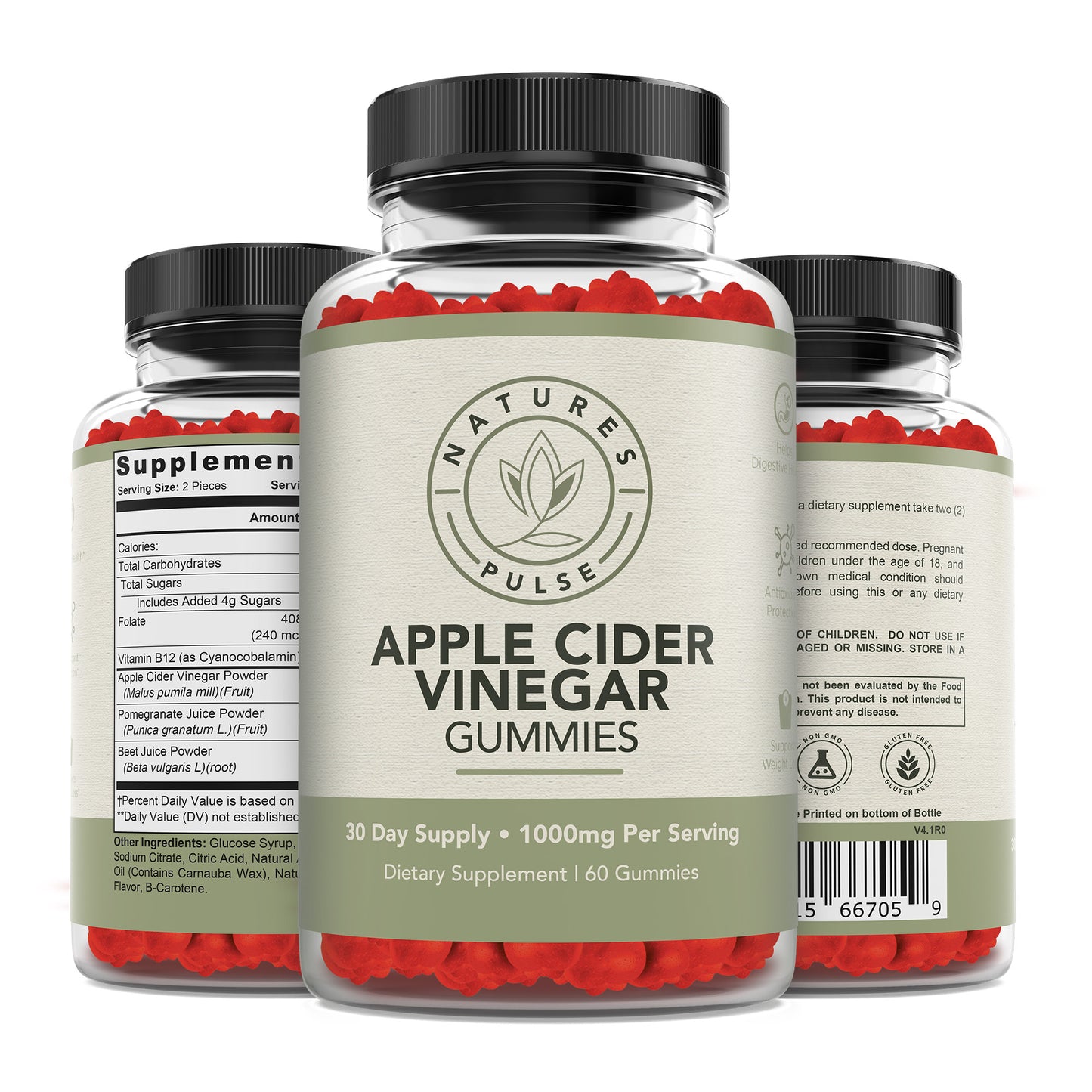 Nature's Pulse Apple Cider Vinegar Gummies