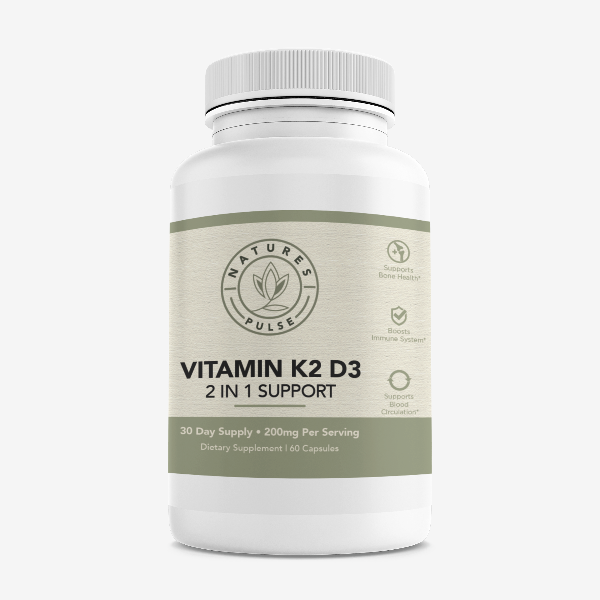 Nature's Pulse Organic Vitamin K2 D3 - Nature’s Pulse