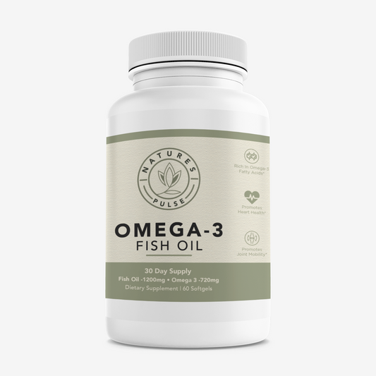 Nature's Pulse Organic Omega-3 Fish Oil - Lemon Flavored - Nature’s Pulse